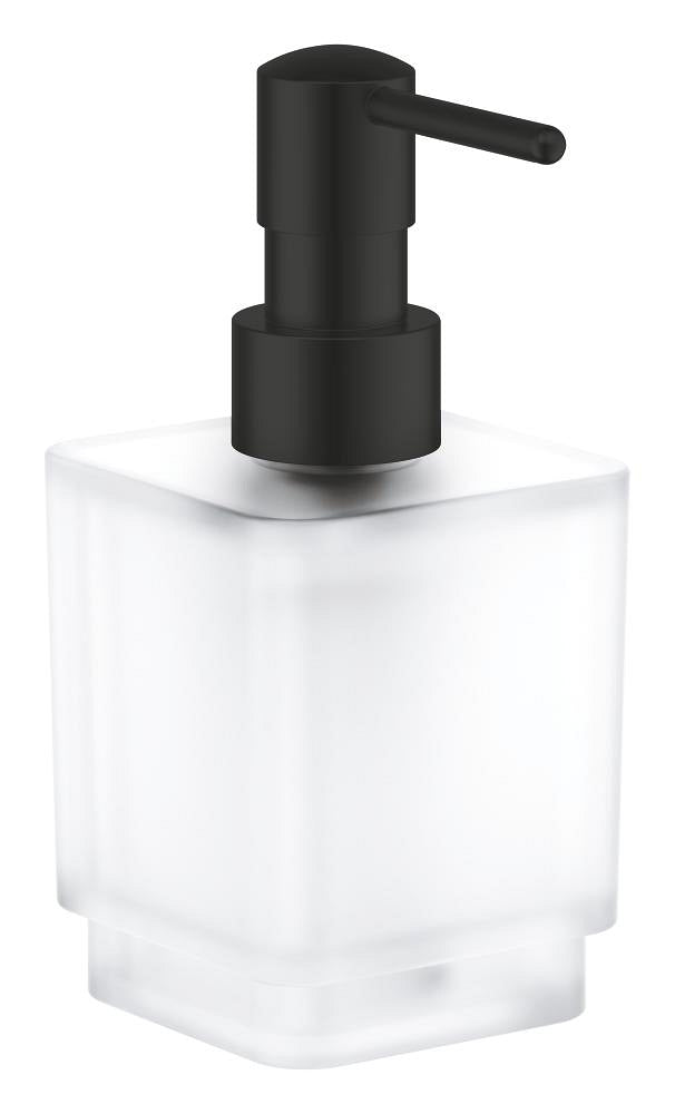 GROHE Selection Cube Seifenspender 40805, 300 ml (matt black)