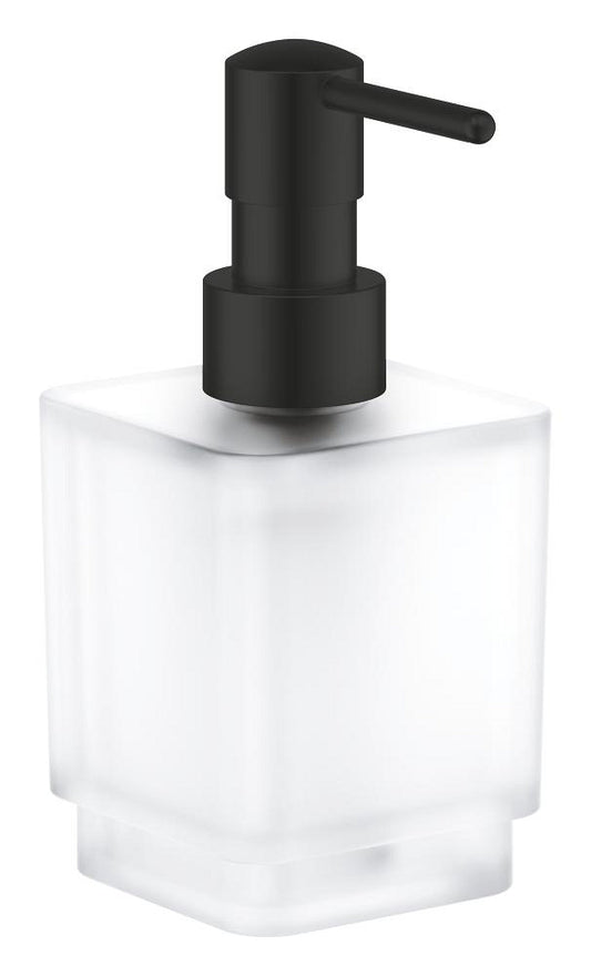 GROHE Selection Cube Seifenspender 40805, 300 ml (matt black)