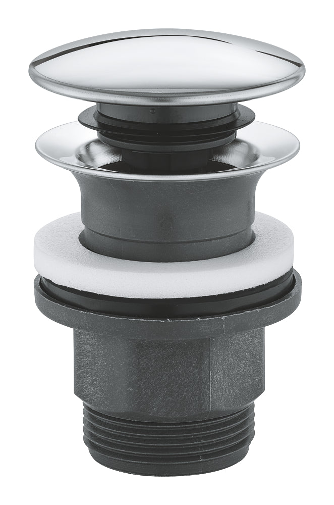GROHE Druckstopfen-Ablaufgarnitur 40824 für Waschtisch (chrom)