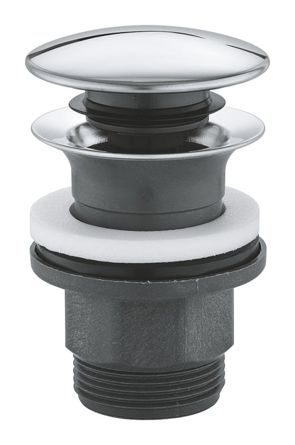 GROHE Druckstopfen-Ablaufgarnitur 40824 für Waschtisch (chrom)