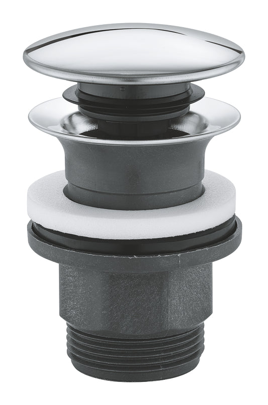 GROHE Druckstopfen-Ablaufgarnitur 40824 für Waschtisch (chrom)