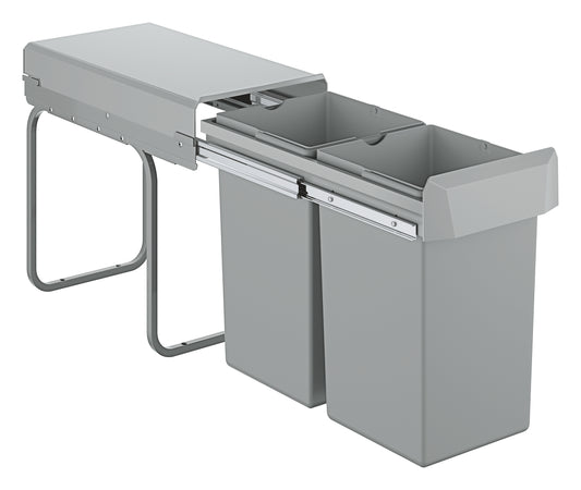 GROHE Blue Mülltrennsystem 40855, 30 cm, 2 x 15 l (grau)