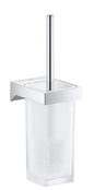 Grohe Selection Cube Toilettenbürstengarnitur 40857, Wandmontage (chrom)