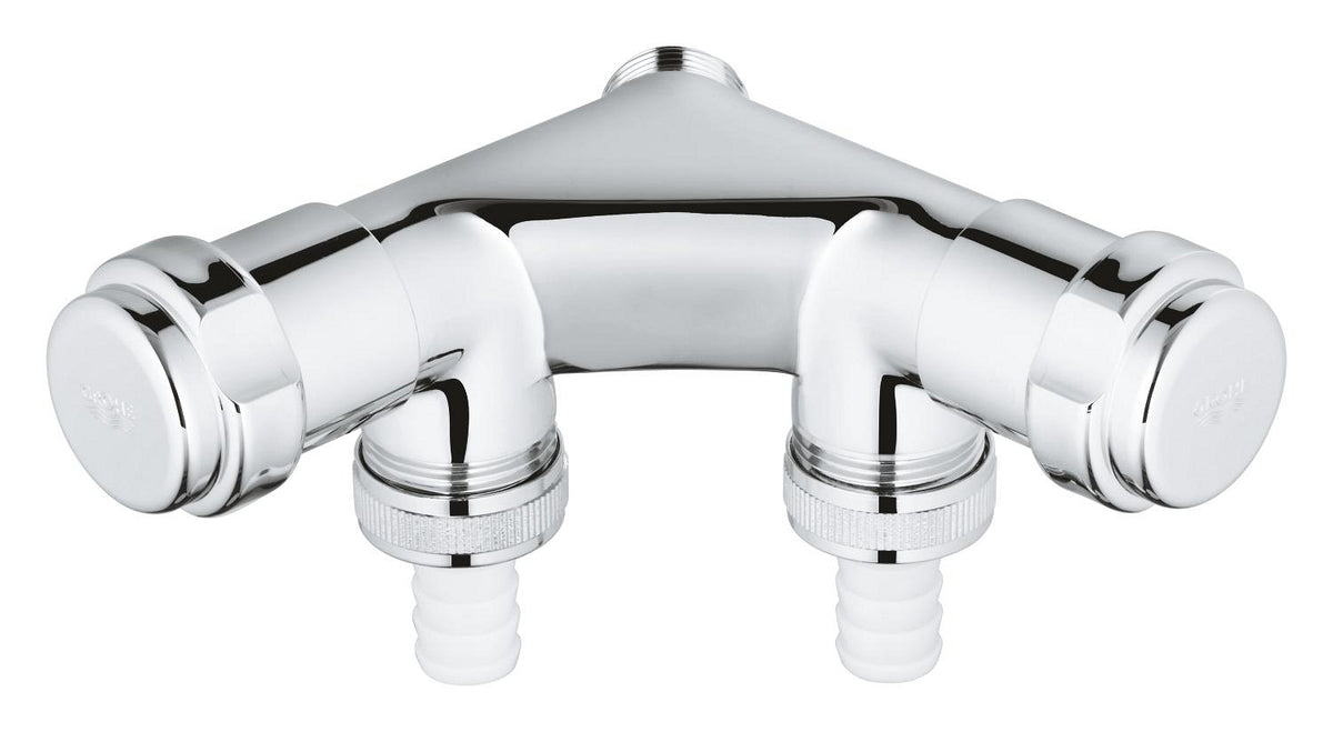GROHE Original WAS Doppelventil Einfach 41022, 1/2" (chrom)
