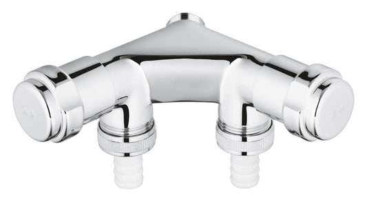 GROHE Original WAS Doppelventil Einfach 41022, 1/2" (chrom)