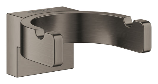 GROHE Selection Bademantelhaken 41049, doppelt (hard graphite gebürstet)
