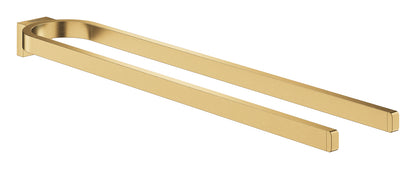 Grohe Selection Handtuchhalter 41059, 2-armig, nicht schwenkbar (cool sunrise gebürstet)