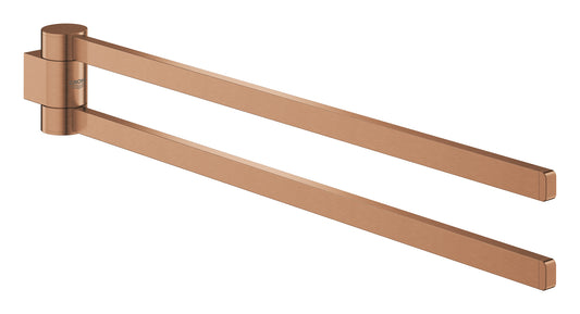 Grohe Selection Handtuchhalter 41063, 2-armig, schwenkbar (warm sunset gebürstet)