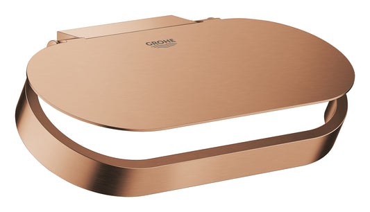 Grohe Selection WC-Papierhalter 41069 mit Deckel (warm sunset gebürstet)