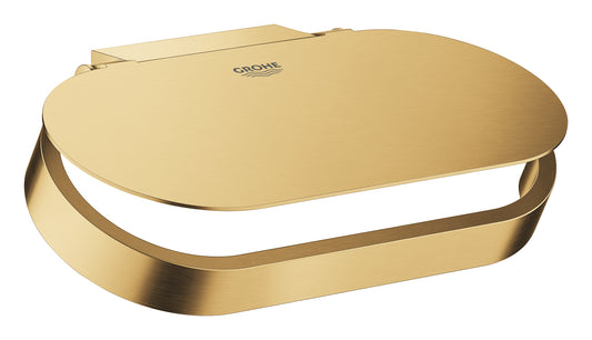 Grohe Selection WC-Papierhalter 41069 mit Deckel (cool sunrise gebürstet)