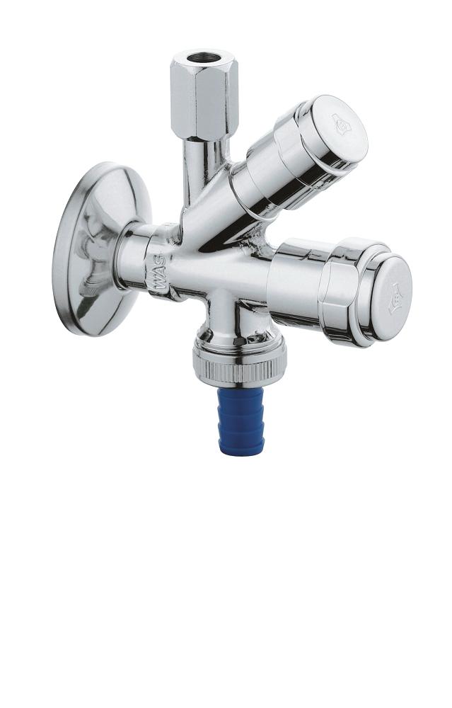 GROHE WAS Kombi-Eckventil 3/8" mit Rückflussverhinderer (chrom)