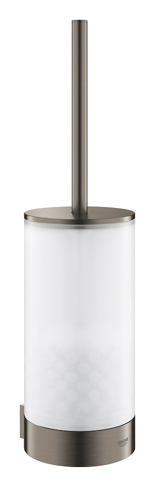 Grohe Selection WC-Bürstengarnitur 41076, Wandmontage (Glas/hard graphite gebürstet)