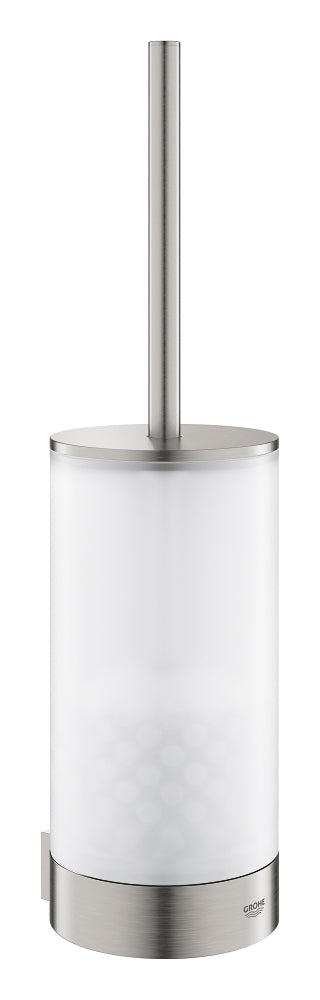 Grohe Selection WC-Bürstengarnitur 41076, Wandmontage (Glas/supersteel)