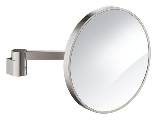Grohe Selection Kosmetikspiegel 41077, 7-fach Vergrößerung (supersteel)