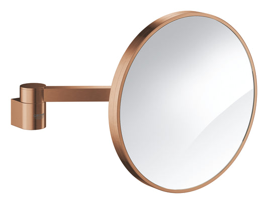 Grohe Selection Kosmetikspiegel 41077, 7-fach Vergrößerung (warm sunset gebürstet)