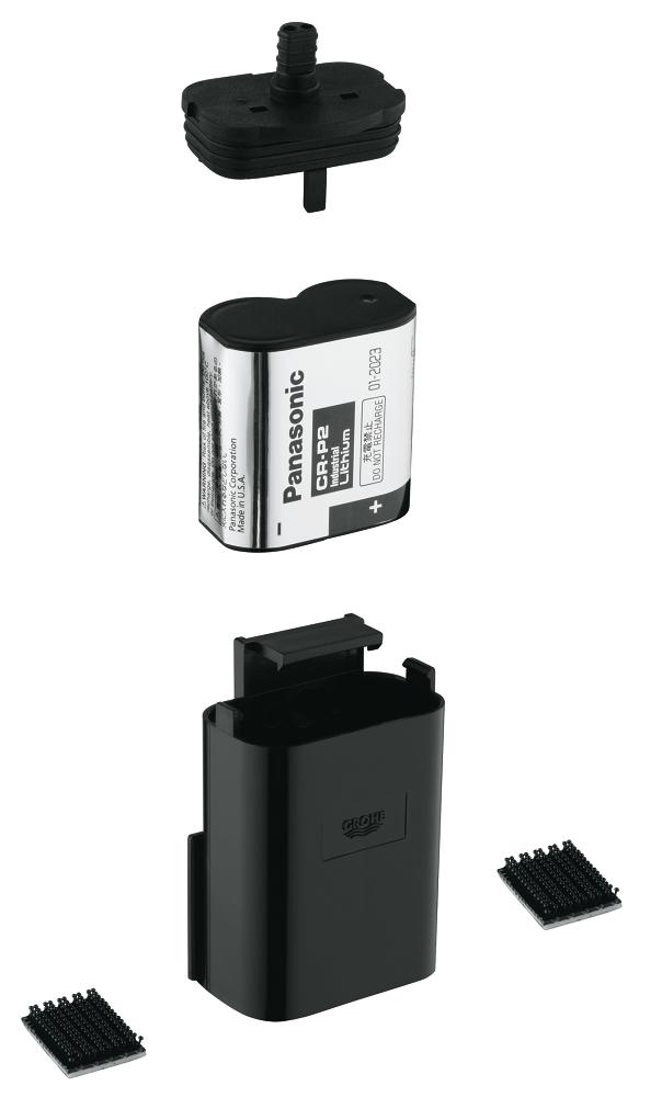 GROHE Batteriekasten 42393 mit 6-V-Lithium-Batterie