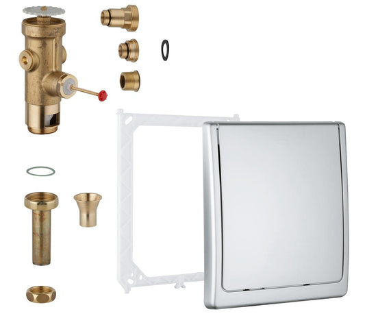 Grohe WC-Druckspüler 42901 3/4", Wandeinbau, Austauscharmatur (mattchrom)