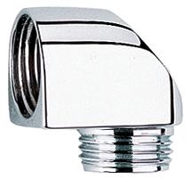 GROHE Brauseabgangswinkel 1/2" x 1/2" für Wannenbatterien (chrom)