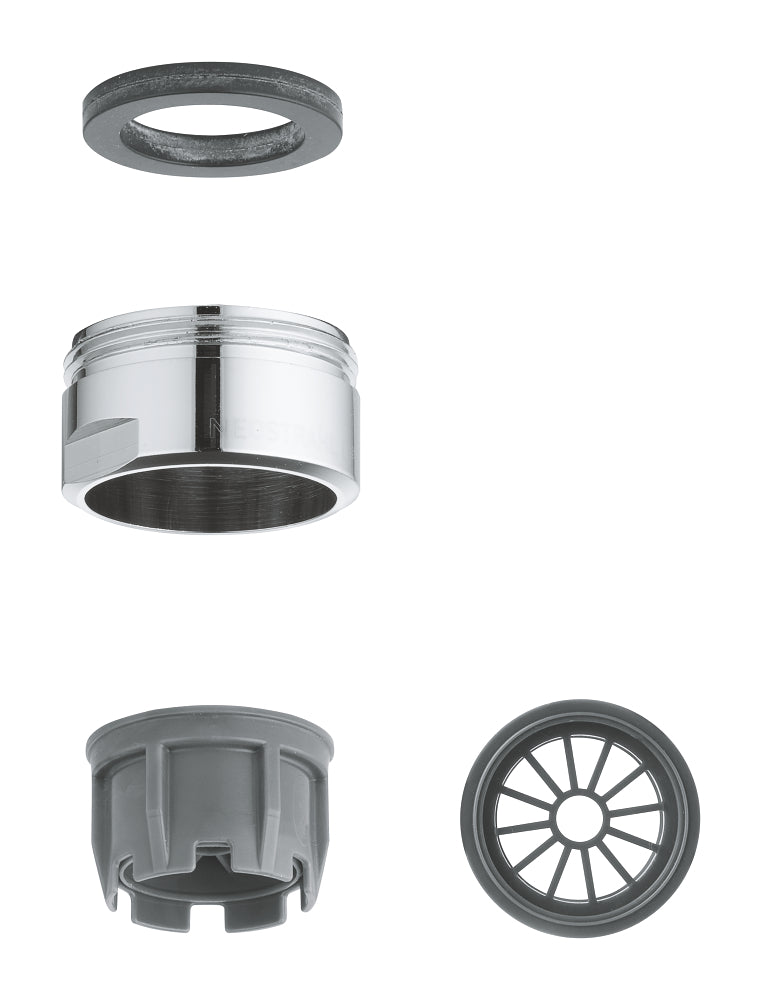 GROHE Strahlregler M24 x 1 Außengewinde für offene Warmwasserbereiter (chrom)