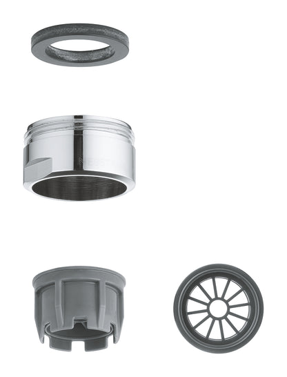 GROHE Strahlregler M24 x 1 Außengewinde für offene Warmwasserbereiter (chrom)