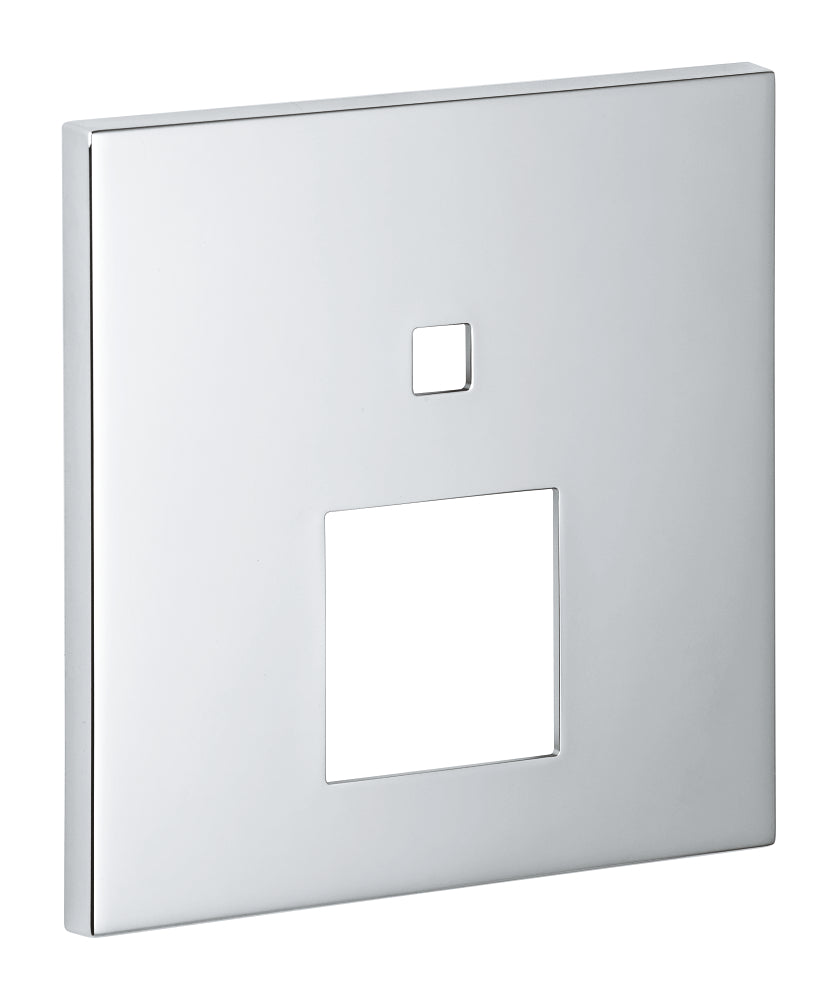 GROHE Rosette 48431 eckig für Einhandmischer-Fertigmontageset mit 2-Wege Umstellung (chrom)