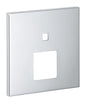 GROHE Rosette 48431 eckig für Einhandmischer-Fertigmontageset mit 2-Wege Umstellung (chrom)