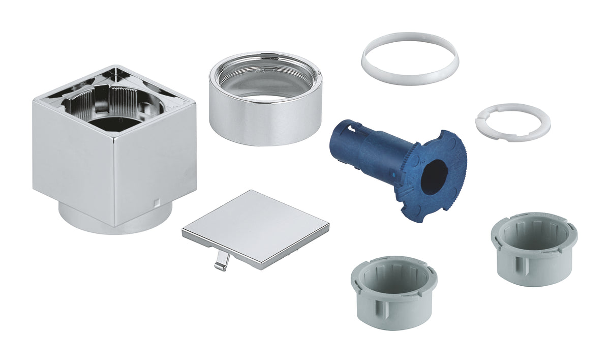 GROHE Absperrgriff Aquadimmer eckig für Thermostat-Fertigmontagesets (chrom)