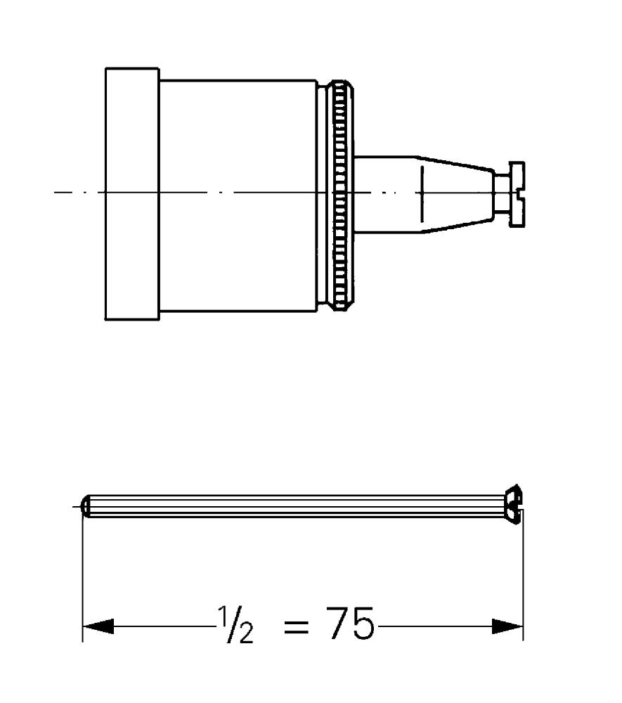 Grohe Verlängerungsset 06086, 40 mm, für Grohmix Thermostate (chrom)