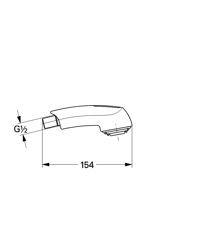 GROHE Spülbrause 46312 für Spültischbatterien 33 727, 33 707, 33 933 (chrom/fehgrau)