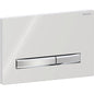 Geberit Sigma50 Betätigungsplatte, eckig, 2-Mengen-Spülung (chrom glänzend/chrom gebürstet)