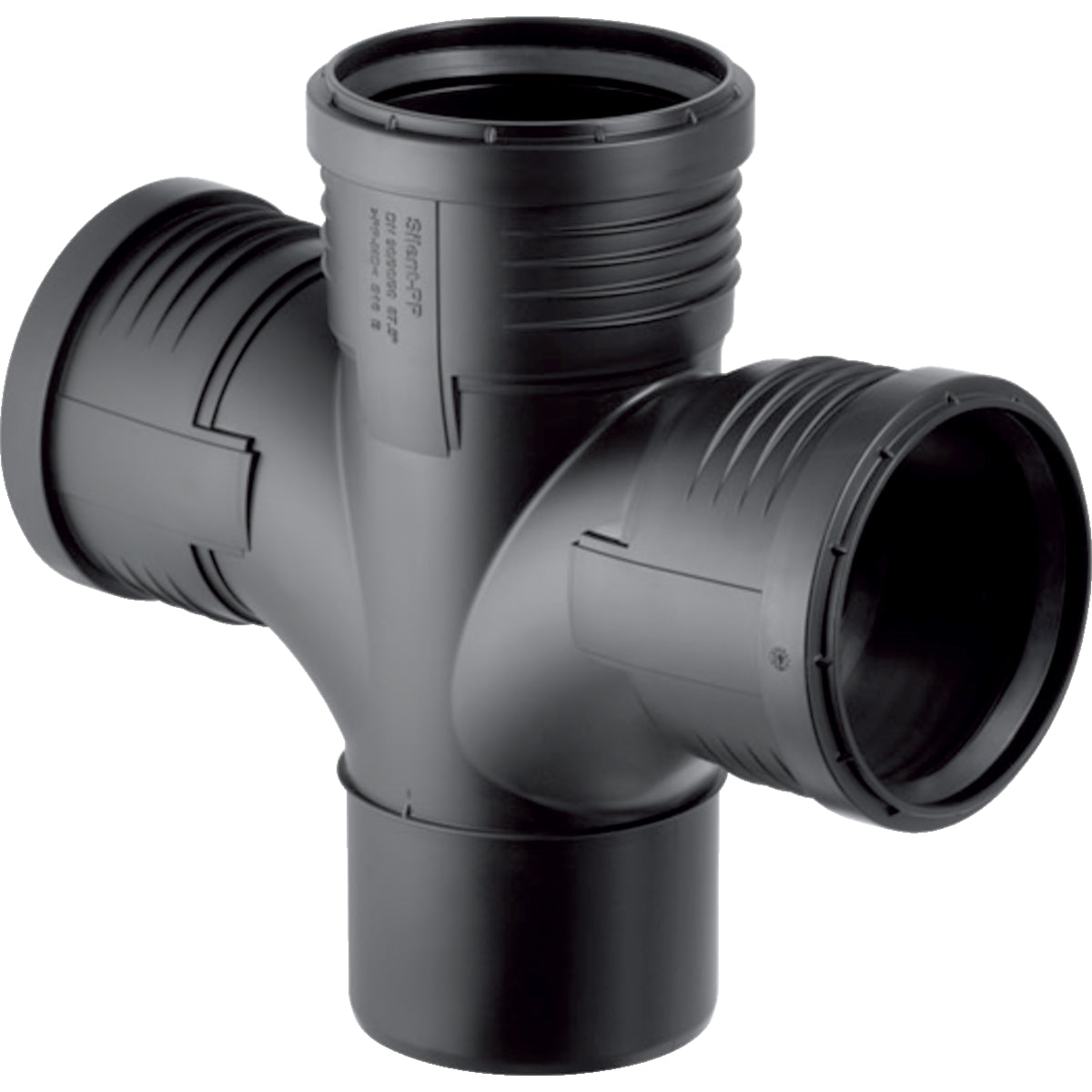 Geberit Silent-PP Bogenabzweig 87,5° zweifach d110/110/75