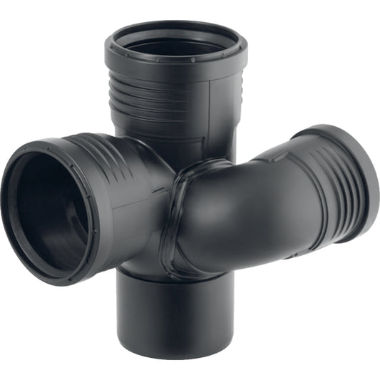 Geberit Silent-PP Schachtbogenabzweig 87,5° links, d 90/75/90