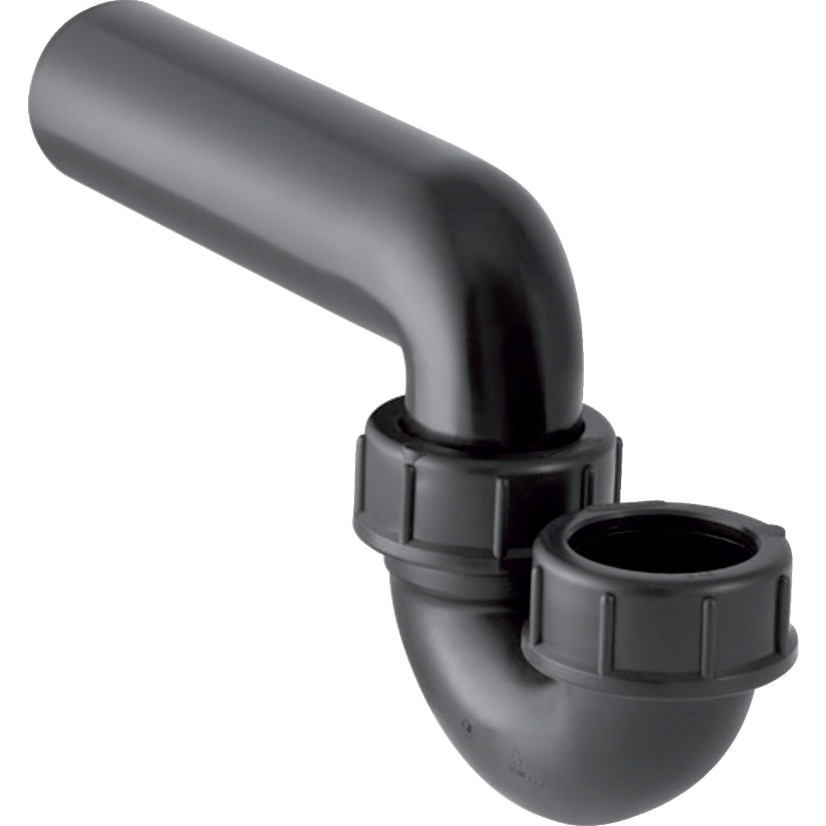 Geberit Rohrbogengeruchsverschluss für Ausgussbecken d50, Einlauf vertikal, Abgang horizontal