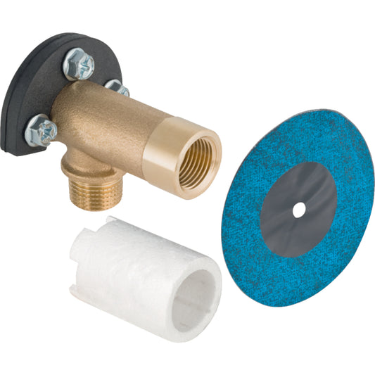 Geberit Set Anschlusswinkel 90° mit Außengewinde MF R 1/2 x Rp 1/2