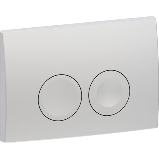 Geberit Delta25 Betätigungsplatte, rund, 2-Mengen-Spülung (chrom matt)