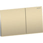 Geberit Sigma70 Betätigungsplatte, eckig, 2-Mengen-Spülung (messing gebürstet)