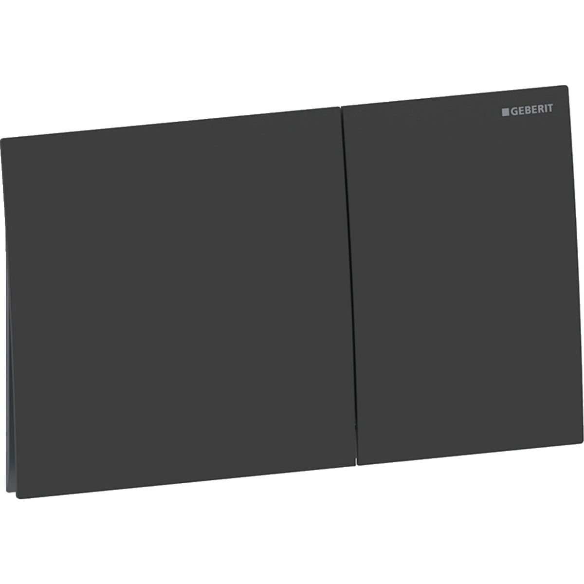 Geberit Sigma70 Betätigungsplatte, eckig, 2-Mengen-Spülung (schwarz matt)