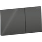 Geberit Sigma70 Betätigungsplatte, eckig, 2-Mengen-Spülung (schwarz/Glas)
