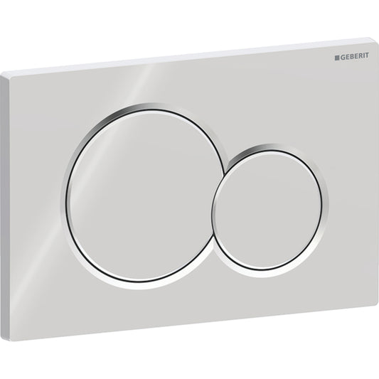 Geberit Sigma01 Betätigungsplatte, rund, 2-Mengen-Spülung (chrom glänzend)