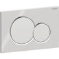 Geberit Sigma01 Betätigungsplatte, rund, 2-Mengen-Spülung (chrom glänzend/chrom matt)