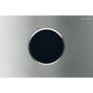 Geberit WC-Steuerung elektronisch, Netzbetrieb, mit Sigma10 Betätigungsplatte, rund, berührungslos, verschraubbar, 2-Mengen-Spülung (Edelstahl gebürstet/poliert)