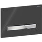 Geberit Sigma50 Betätigungsplatte, eckig, 2-Mengen-Spülung (chrom glänzend/schwarz glänzend)