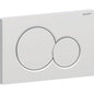 Geberit Sigma01 Betätigungsplatte, rund, 2-Mengen-Spülung (chrom matt, easy-to-clean)