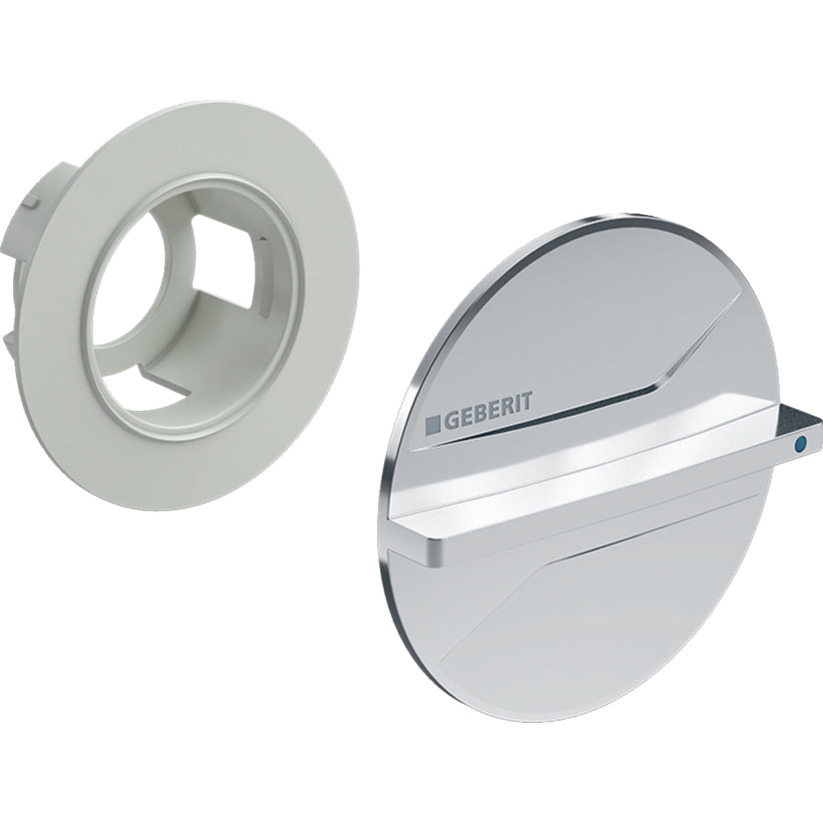 Geberit Set Betätigungsgriff für UP-Kugelhahn DN 15/20 (chrom glänzend)