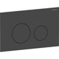 Geberit Sigma40 Betätigungsplatte, rund, 2-Mengen-Spülung (schwarz matt)