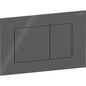Geberit Sigma40 Betätigungsplatte, eckig, 2-Mengen-Spülung, Glas (lava)