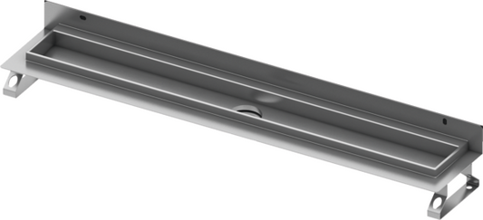 TECEdrainline Duschrinne gerade mit Wandaufkantung und Seal System Dichtband, 900 mm