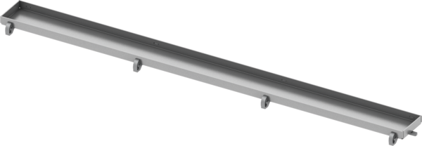 TECEdrainline Fliesenmulde plate für Duschrinne, 1200 mm (Edelstahl)