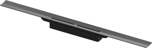 TECEdrainprofile Duschprofil mit farbiger Oberfläche, 800 mm (Chrom schwarz gebürstet)