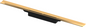 TECEdrainprofile Duschprofil mit farbiger Oberfläche, 800 mm (Gold Optik glänzend)